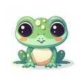 Clean Lines Frog Clipart for Invitations and Posters.