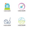 Clean and maintenance logo icon design