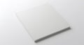 A clean and minimal presentation of stacked white paper, ideal for design mockups Royalty Free Stock Photo