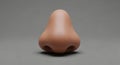 Cartoon Nose Illustration on White Background Royalty Free Stock Photo