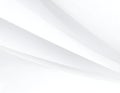 Elegant abstract white and gray background with dynamic diagonal lines and subtle shadows creating a modern design Royalty Free Stock Photo