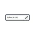 Order Notes Icon Royalty Free Stock Photo
