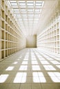 A clean and minimalist grid pattern in neutral shades for a structured look.