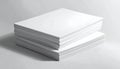 Stack of Blank White Paper Sheets Royalty Free Stock Photo