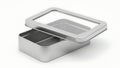 Metal Box with Transparent Lid Royalty Free Stock Photo