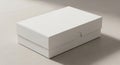 White Blank Rectangular Packaging Box Mockup Royalty Free Stock Photo