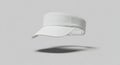 White Visor Cap on Light Background Royalty Free Stock Photo