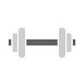 Minimalist Dumbbell Icon for Fitness and Workout Royalty Free Stock Photo