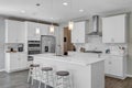 Modern and clean white kitchen