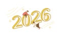 2026 New Year Vector Collection Royalty Free Stock Photo