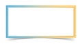 Gradient Frame with Shadow - Blank Space for Design Royalty Free Stock Photo