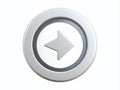 Simple Replay Button Icon A Versatile Reset Symbol for Digital Media Image Editing and More