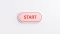 Clean and Modern Start Button Illustration A Minimalist Design Concept for 2025 User Interfaces Royalty Free Stock Photo
