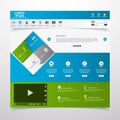 Clean Modern Website template