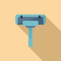 Clean mop icon flat vector. Cleaning pool