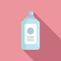 Clean mouthwash icon flat vector. Dental product Royalty Free Stock Photo