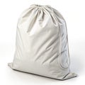 Neutral laundry bag no details Royalty Free Stock Photo
