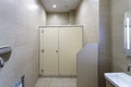 Clean new public toilet room empty Royalty Free Stock Photo