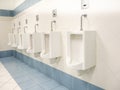 A clean new public toilet room empty Royalty Free Stock Photo