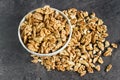 Clean organic raw kernel walnuts