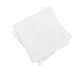 Clean paper napkins on white background