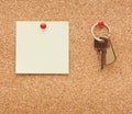 Clean post-it note Royalty Free Stock Photo