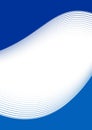 Modern Blue and White Abstract Wave Vector Background Design. Elegant EPS Template Banner for Business Presentation. Royalty Free Stock Photo
