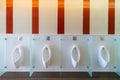 Clean public men toilet room Royalty Free Stock Photo