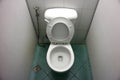 Clean public toilet cubicle