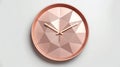clean rose gold geometric Royalty Free Stock Photo