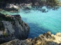 Clean Adriatic sea