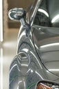 Clean shiny grey car Royalty Free Stock Photo