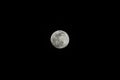 Clean shot of the full moon Royalty Free Stock Photo