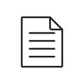 Clean and Simple File or Document Icon