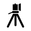 Adjustable Tripod Support Solid Icon Royalty Free Stock Photo