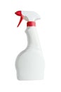 clean spray cleaner bottle. white product presentation. isolated on white background. mockup Royalty Free Stock Photo