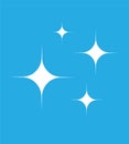 Clean star icon. Shine icon. clean  symbol Royalty Free Stock Photo