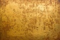 clean surface of an old brass plate Royalty Free Stock Photo