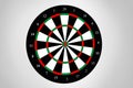 Target without darts with numbers and clean background Royalty Free Stock Photo