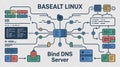 BaseALT Linux Bind Server Infographic Royalty Free Stock Photo