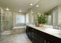 Clean and tidy bathroom interior Royalty Free Stock Photo