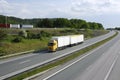 Clean trucking in the country Royalty Free Stock Photo