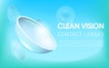 Clean Vision Banner with Breathable Contact Lenses