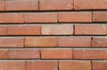 Clean wall texture background brick. Brick wall in very good condition Royalty Free Stock Photo