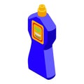 Clean wash bottle icon isometric vector. Chemical cleaner