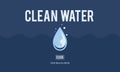 Clean Water Alternative Energy H2o Concept Royalty Free Stock Photo