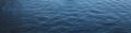water background with calm waves. Blue sky reflection. Banner, panorama Royalty Free Stock Photo