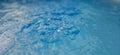 clean water bubbles on blue background Royalty Free Stock Photo