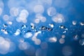 Clean water drops macro Royalty Free Stock Photo