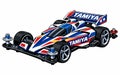 Vector illustration of a Tamiya mini 4WD racing car Royalty Free Stock Photo